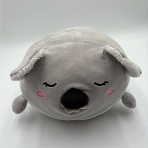Smoochy Pals Gray Puppy Dog Plush Large 15” Soft Squishy To